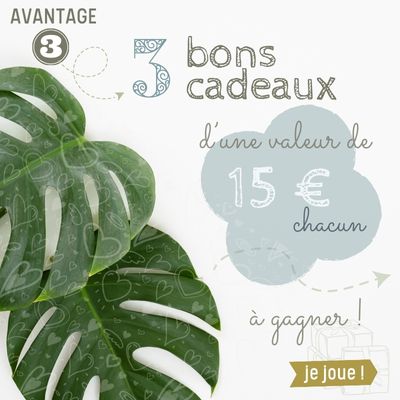 Je joue au grand jeu anniversaire pour tenter de remporter 30 € en bons d'achat sans-bpa.com